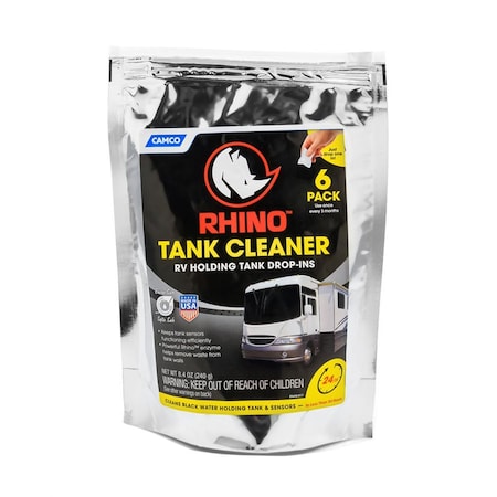 Camco Rhino Holding Tank Cleaner Drop-INs - 6-Pack 41560